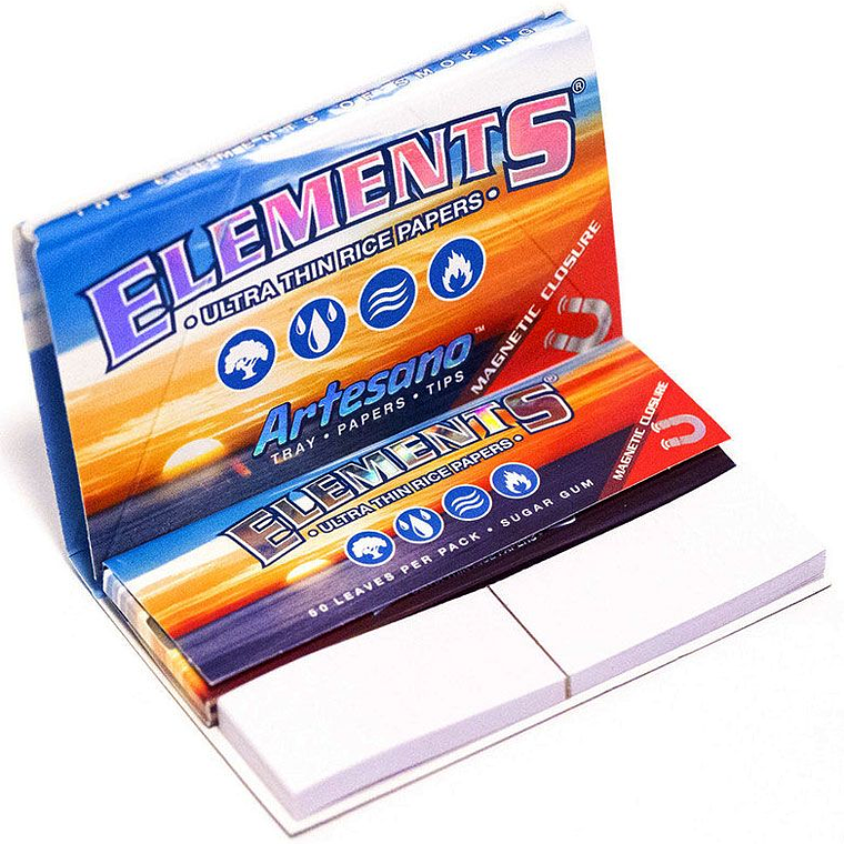 PAPELILLOS ELEMENTS CONNOISSEUR 1 1/4 + TIPS 1