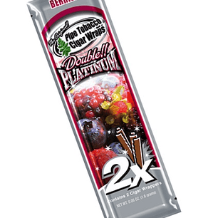 BLUNT WRAP PLATINIUM X2 SABOR BERRIES