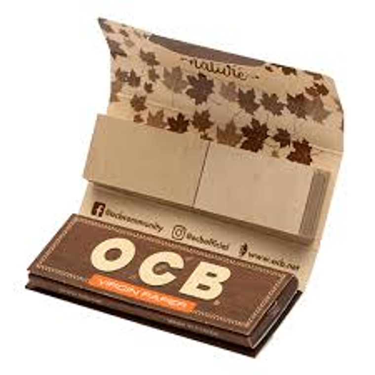 PAPELILLOS OCB VIRGIN + TIPS 1 1/4 24 UNID 1