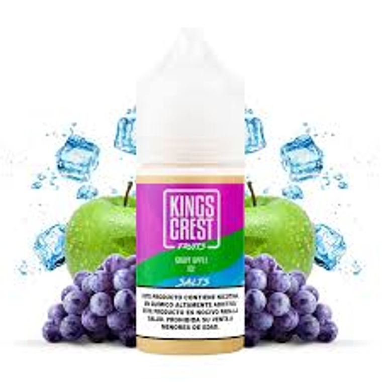 KINGS CREST FRUITS GRAPE APPLE SALT 30ML 35MG 1