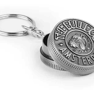 MOLEDOR THE BULLDOG LLAVERO METALICO SILVER 2 PARTES