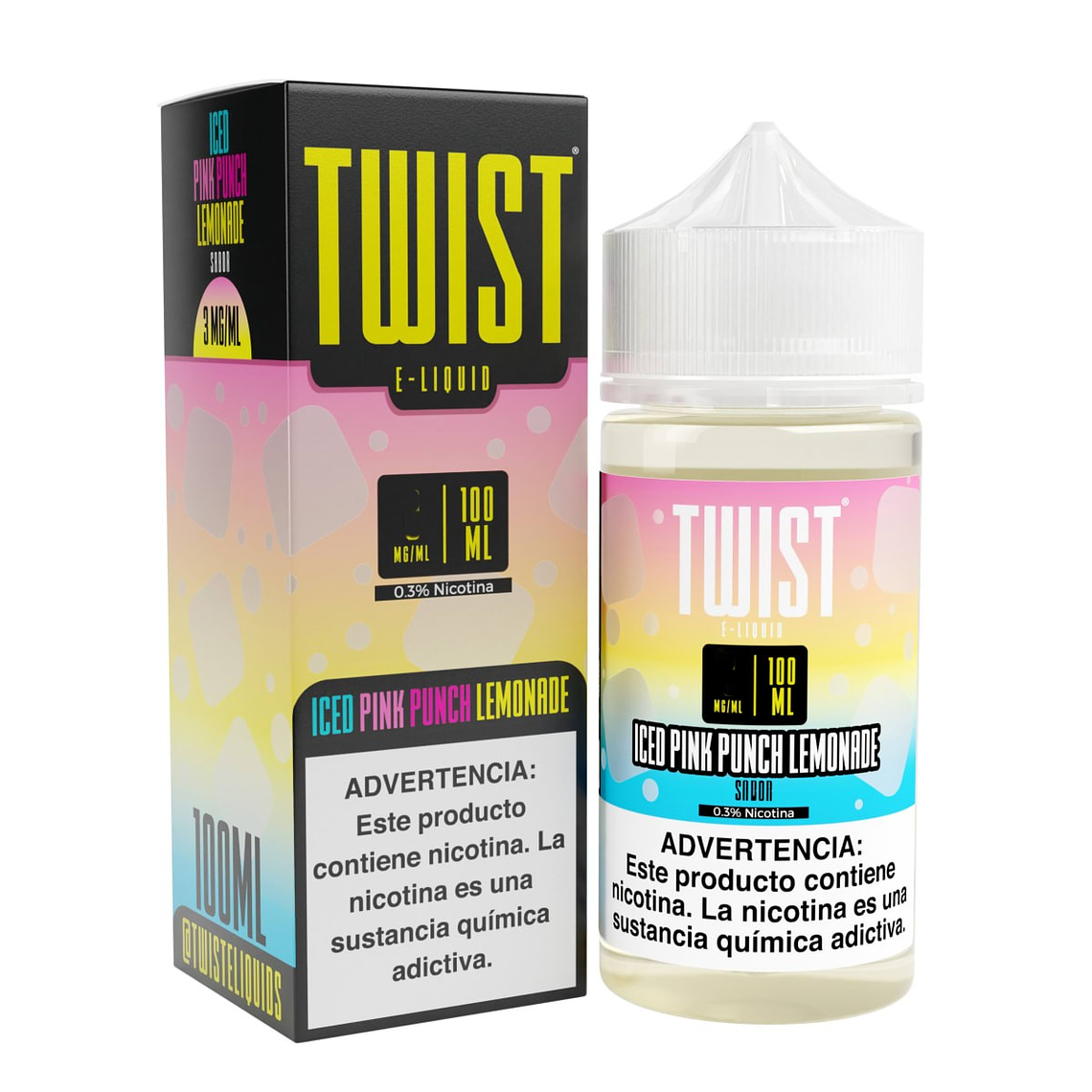 TWIST ICED PINK PUNCH 100ML 6MG 1