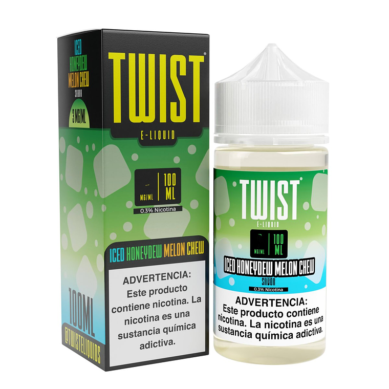 TWIST ICED HONEYDEW MELON CHEW 100ML 6MG 1