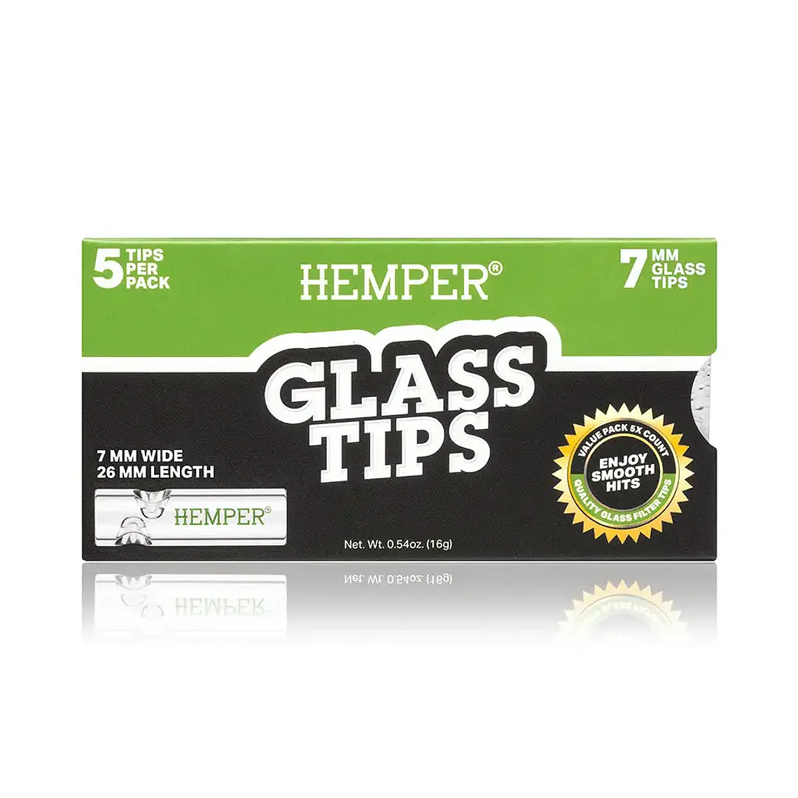 GLASS TIPS 7MM HEMPER 1