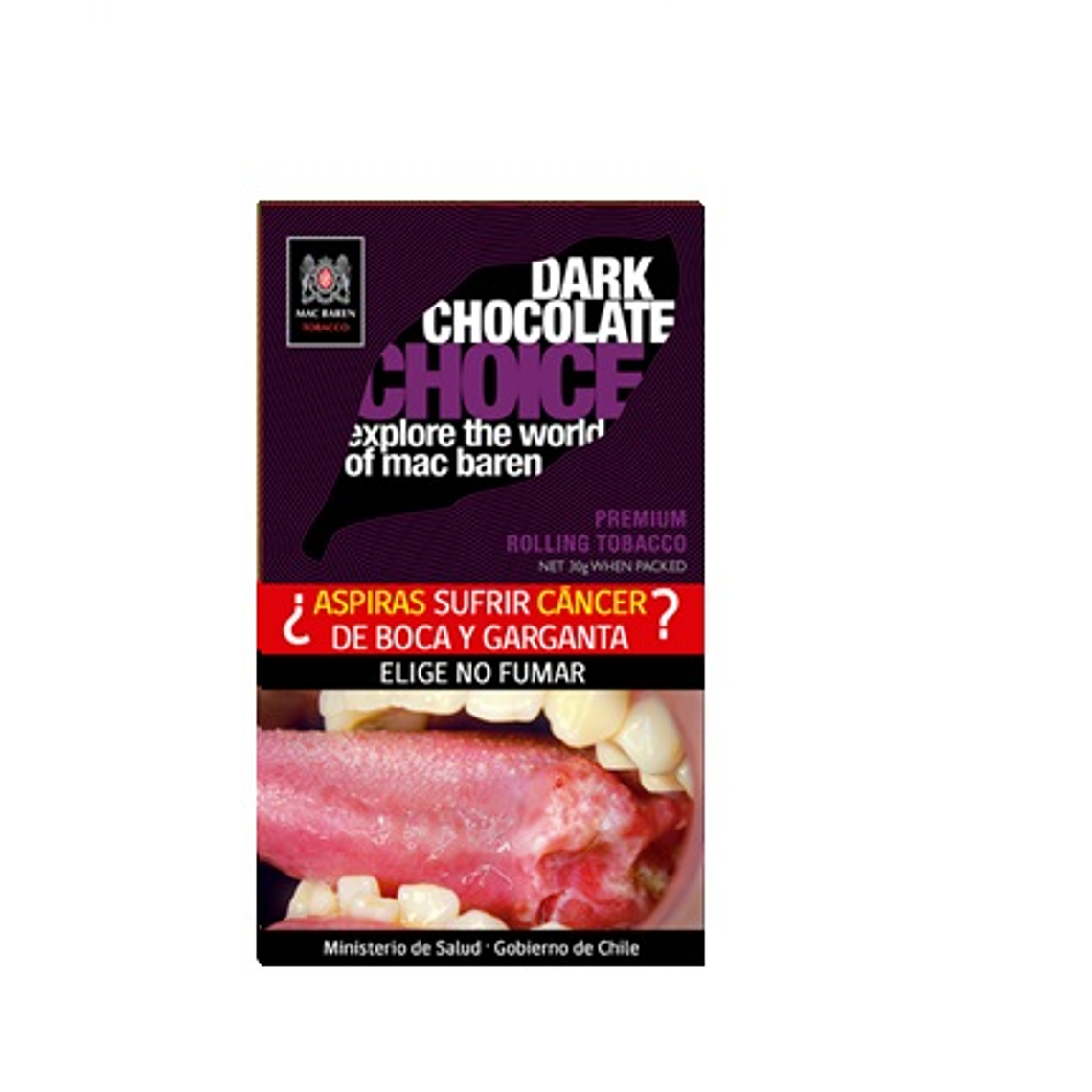 TABACO MAC BAREN DARK CHOCOLATE 40G 1