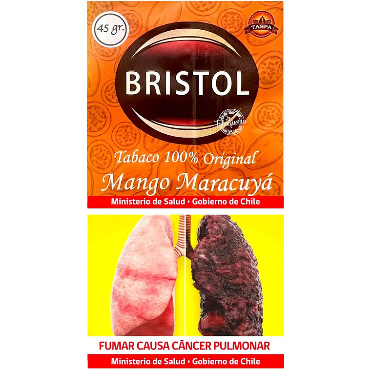 TABACO MANGO MARACUYA BRISTOL 45G 1