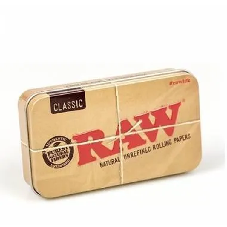 CAJITA METALICA RAW CLASICC RECTANGULAR 1