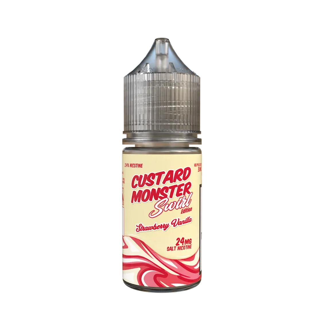 CUSTARD MONSTER SWIRL EDITION STRAWBERRY VAINILLA SALT 30 ML 24 MG 1