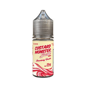 CUSTARD MONSTER SWIRL EDITION STRAWBERRY VAINILLA SALT 30 ML 24 MG