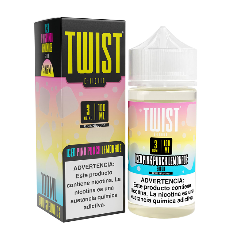 TWIST ICED PINK PUNCH LEMONADE 100 ML 0 MG 1