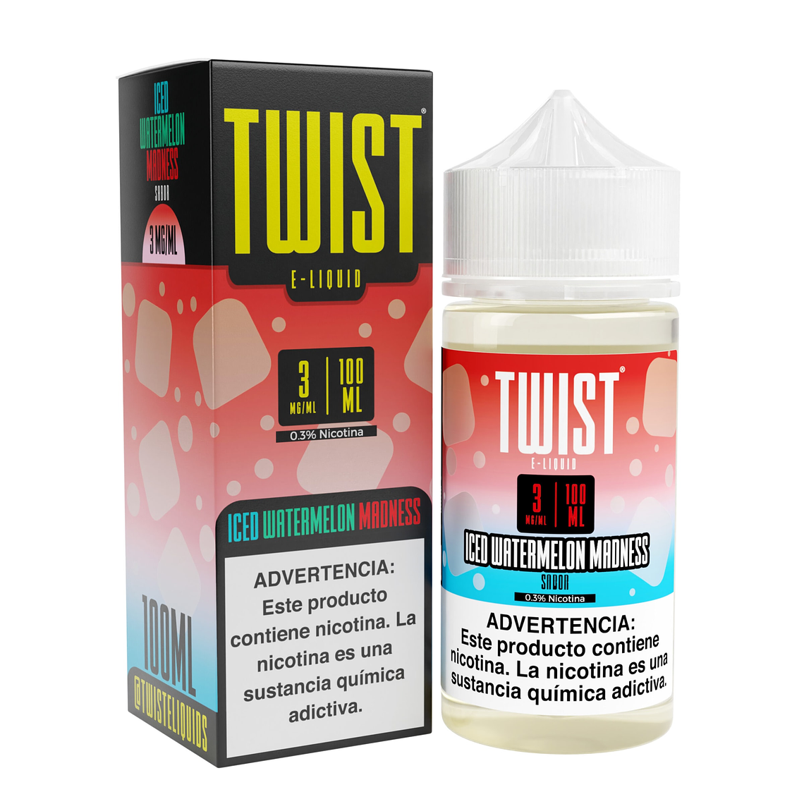 TWIST ICED WATERMELON MADNESS 100ML 6MG 1