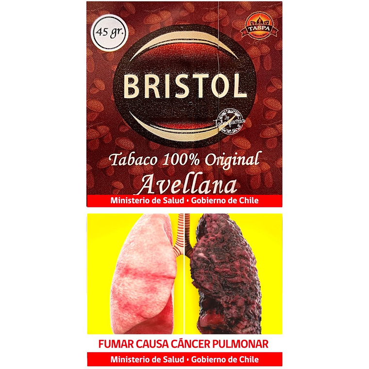 TABACO AVELLANA BRISTOL 45G 1