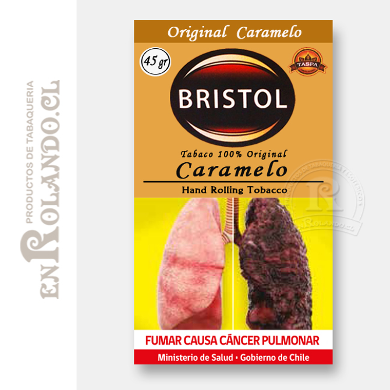TABACO CARAMELO BRISTOL 45G 1