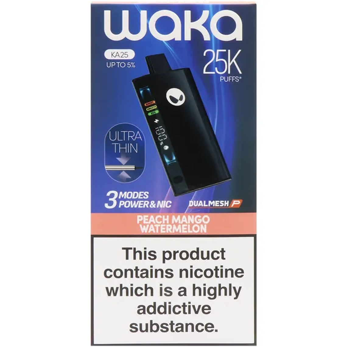 WAKA ACE PEACH MANGO WATERMELON 30MG/ML 1