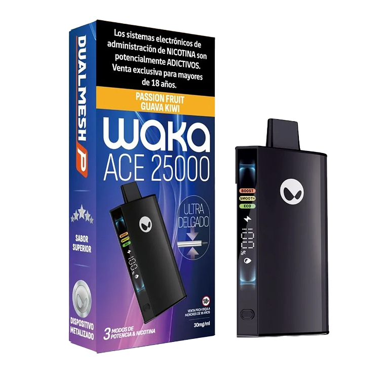 WAKA ACE PASSION FRUIT GUAVA KIWI 30MG/ML 1