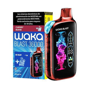 WAKA BLAST CHERRY BOMB+ICE BLAST 40MG/ML