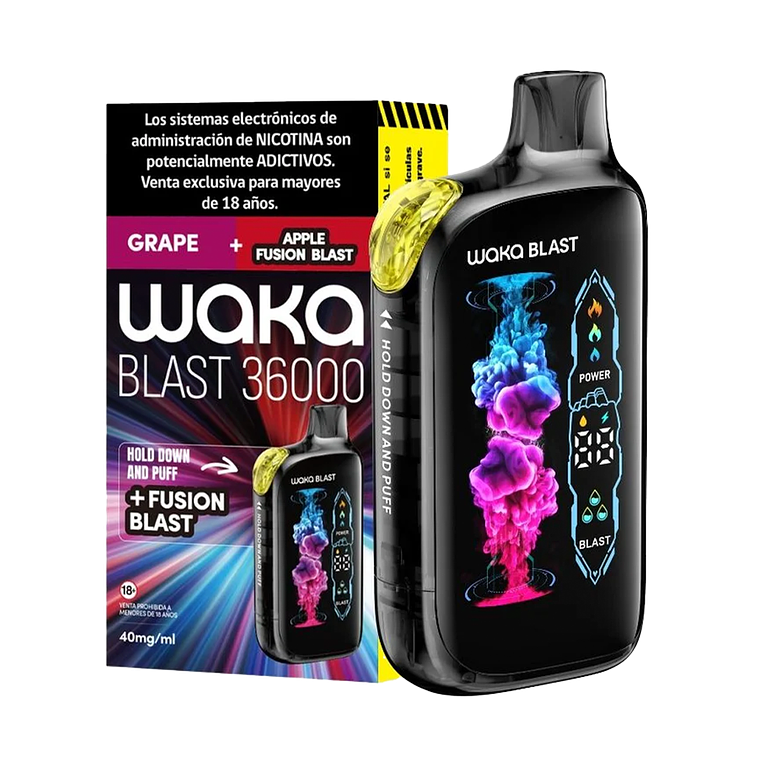 WAKA BLAST GRAPE+APPLE FUSION BLAST 40MG/ML 1