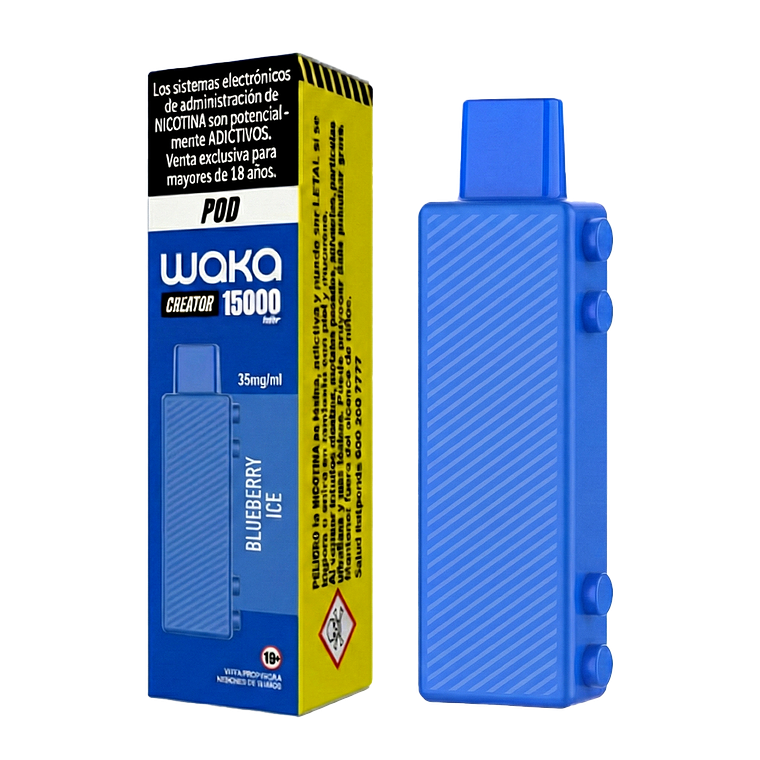 WAKA CREATOR POD BLUEBERRY ICE 35MG/ML 1