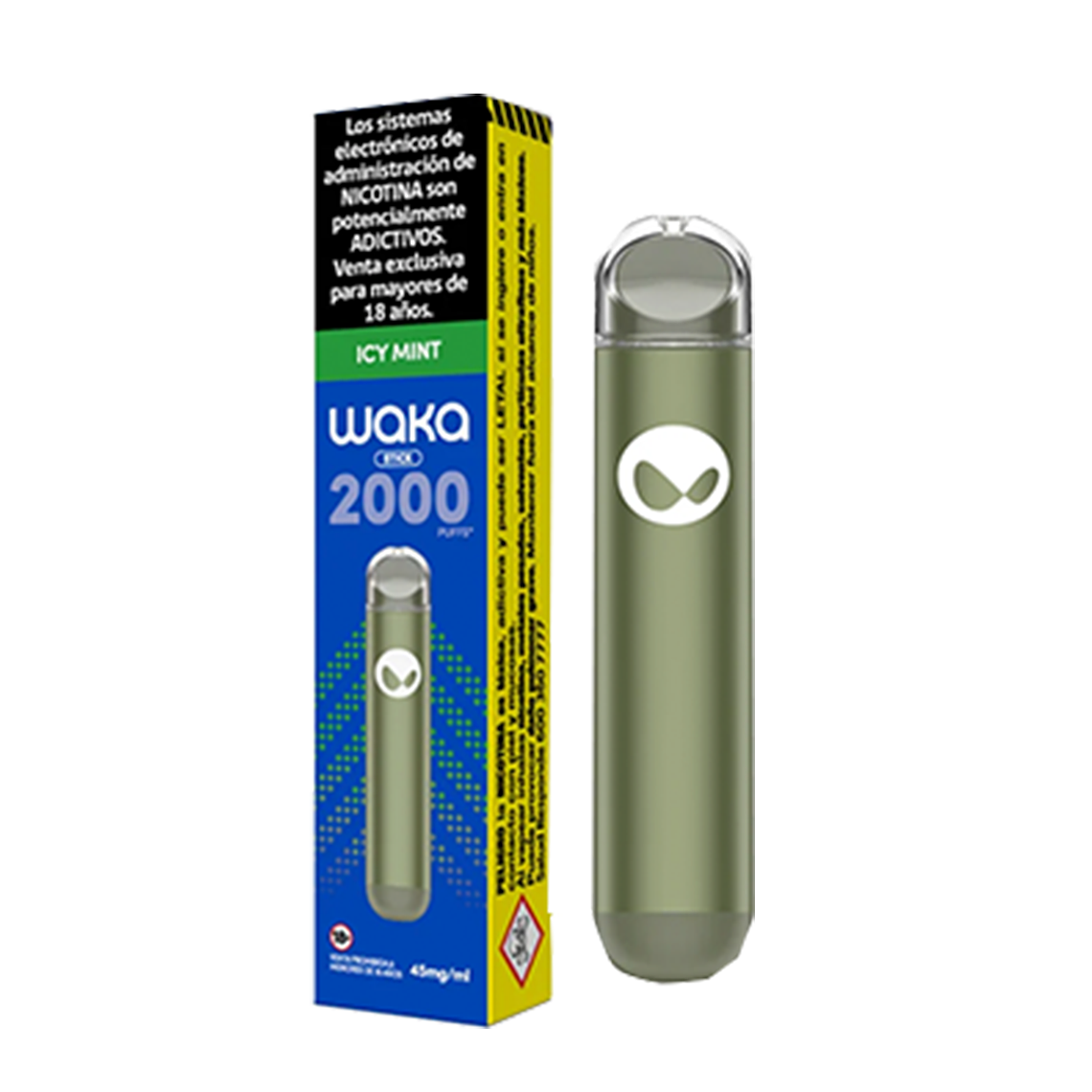 WAKA STICK ICY MINT 45MG/ML 1
