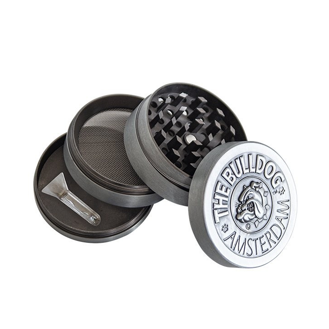 MOLEDOR THE BULLDOG AMSTERDAM SILVER METALICO 4 PARTES 1