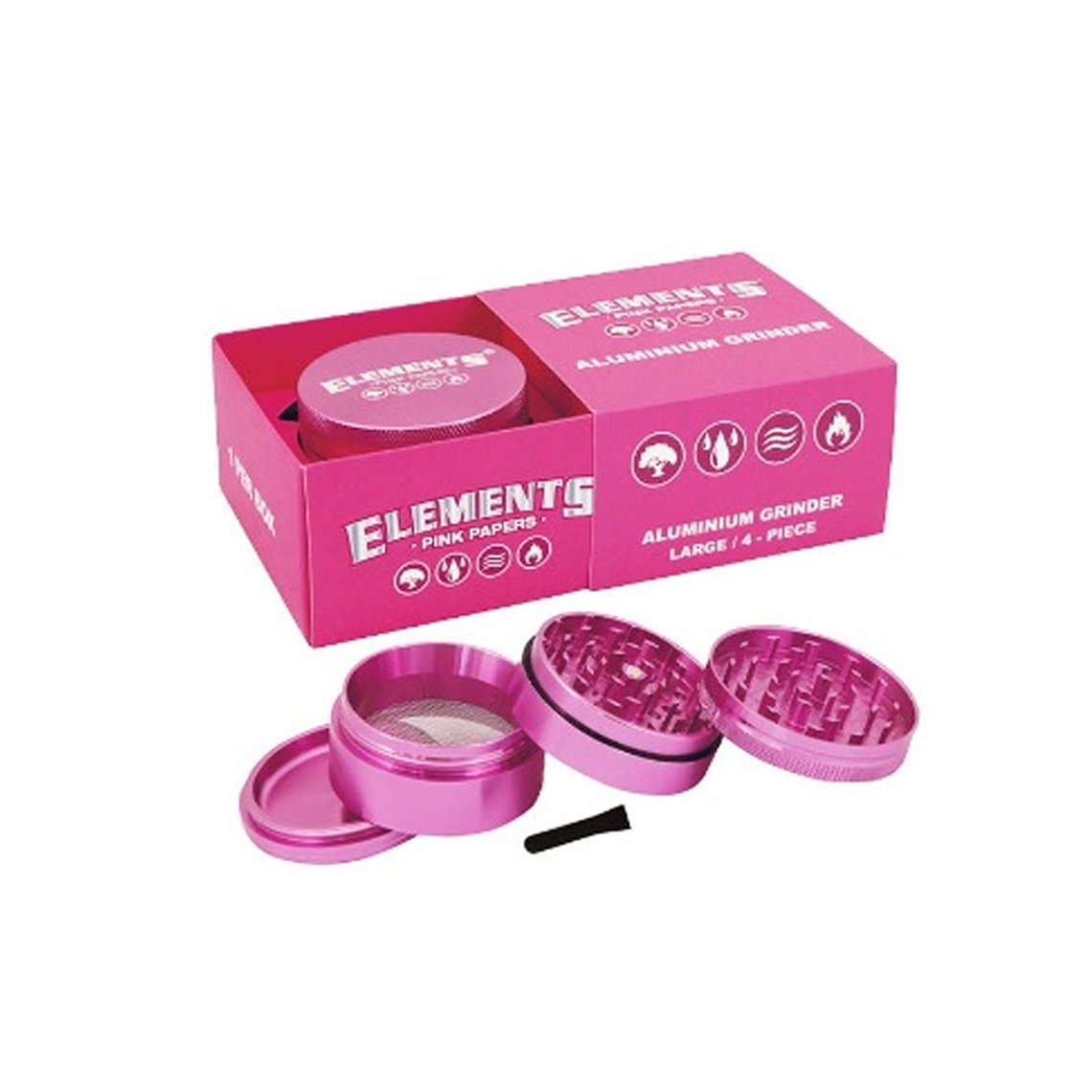 MOLEDOR ELEMENTS PINK ALUMINIO 60MM 4 PARTES EN CAJITAS 1