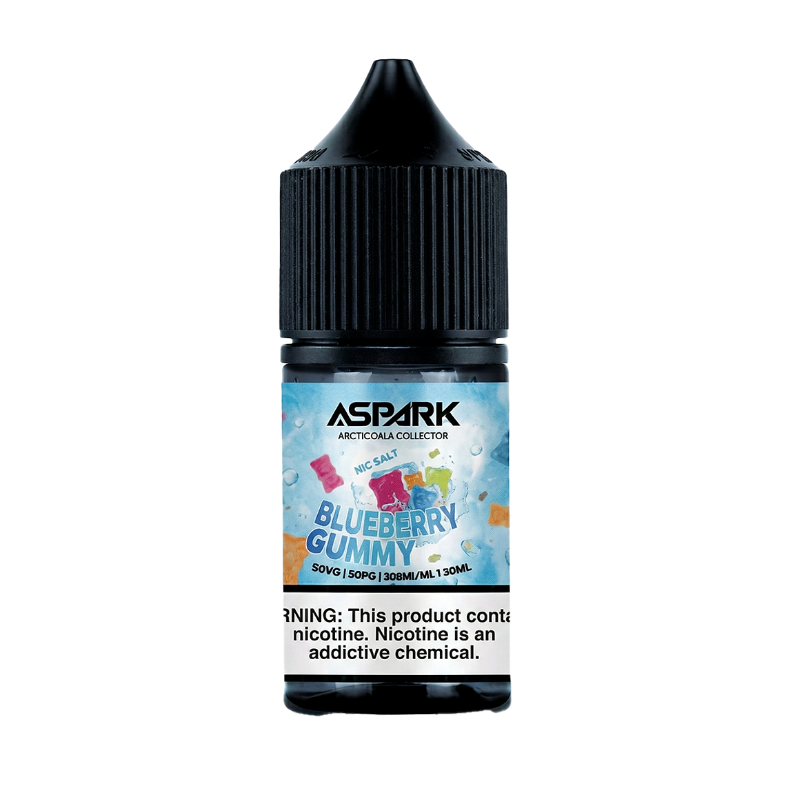 NIC SALT ASPARK ARCTIC CHILL BLUEBERRY GUMMY 30 ML 30 MG 1
