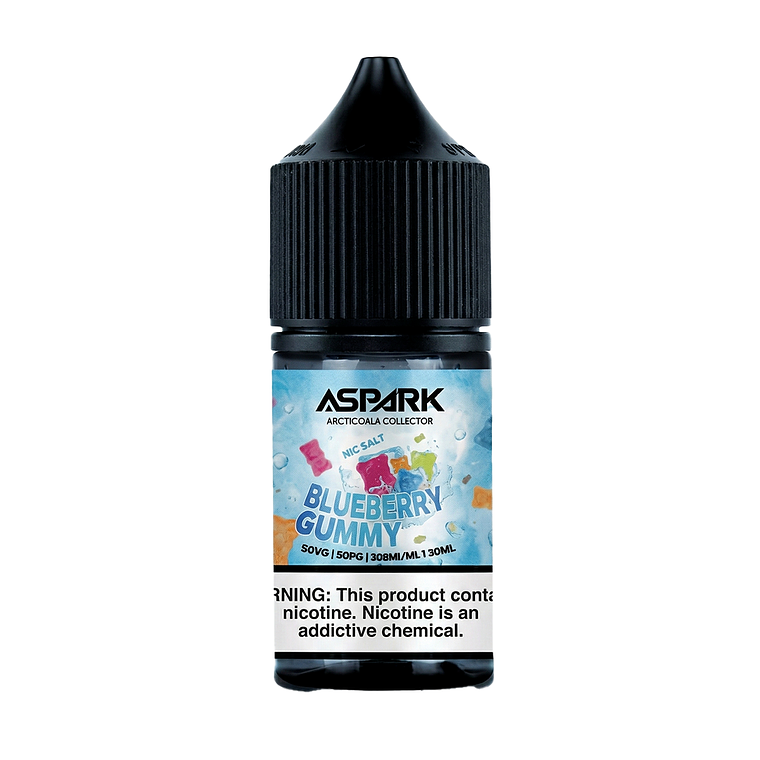 NIC SALT ASPARK ARCTIC CHILL BLUEBERRY GUMMY 30 ML 30 MG 1