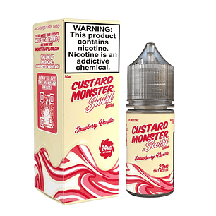 CUSTARD MONSTER SWIRL EDITION STRAWBERRY VAINILLA SALT 30 ML 24 MG