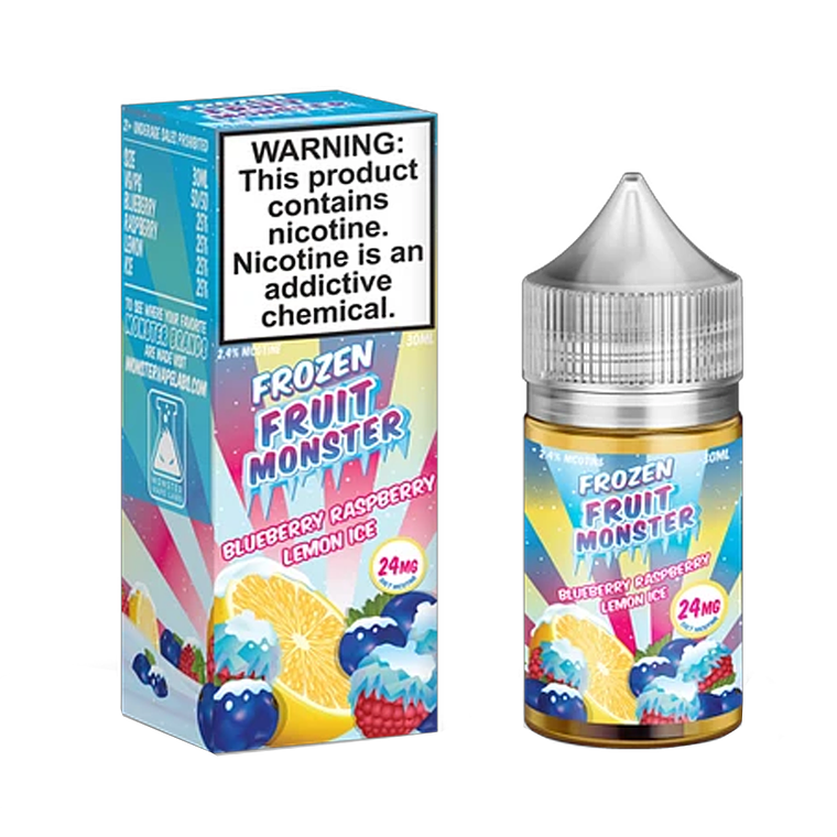 FROZEN FRUIT MONSTER BLUEBERRY RASPBERRY LEMON ICE SALT 30 ML 24 MG 1