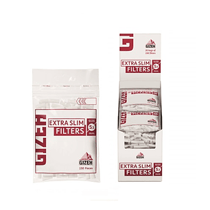 FILTRO GIZEH EXTRA SLIM 5.3MM DE DIAMETRO 20 UNID