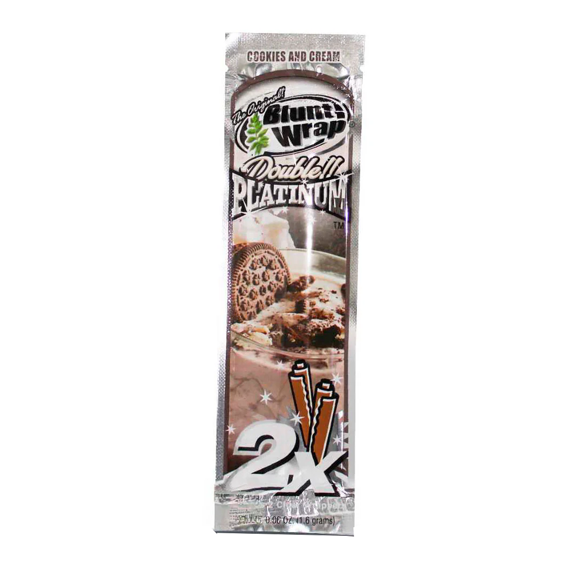 BLUNT WRAP PLATINUM X2 SABOR COOKIES AND CREAM 1