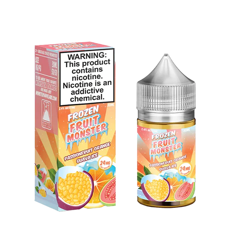 FROZEN FRUIT MONSTER PASSION FRUIT ORANGE GUAVA SALT 30 ML 48 MG 1