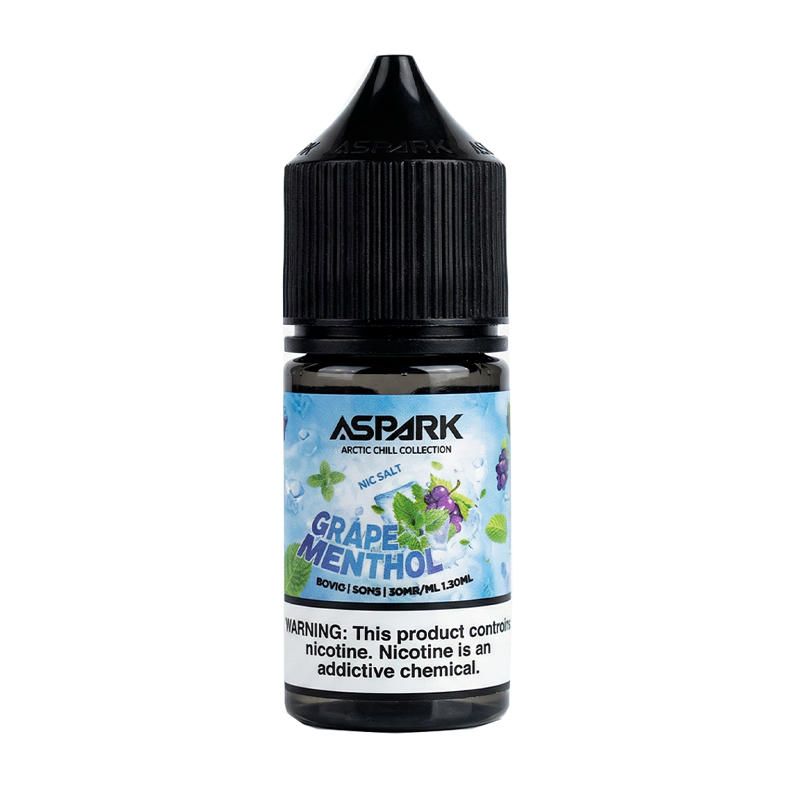 NIC SALT ASPARK ARCTIC CHILL GRAPE MENTHOL 30 ML 30 MG 1