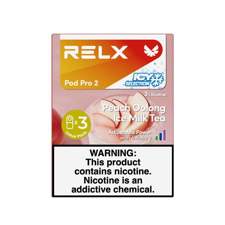RELX POD PRO PEACH OOLONG ICE MILK TEA 1