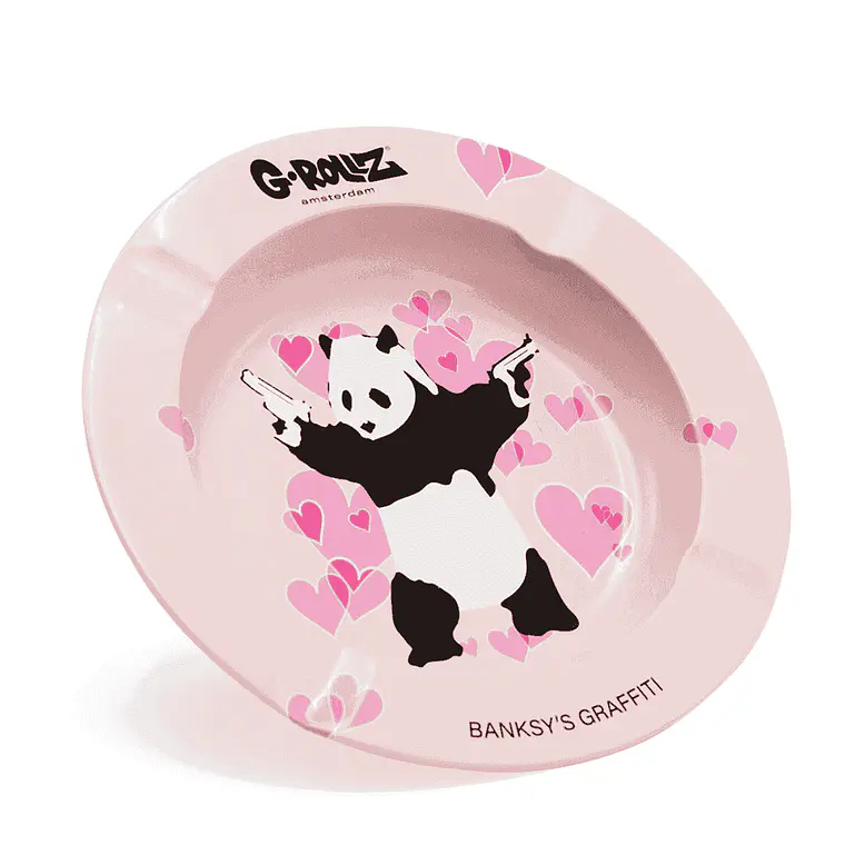 CENICERO METÁLICO G-ROLLZ BANKSY 1