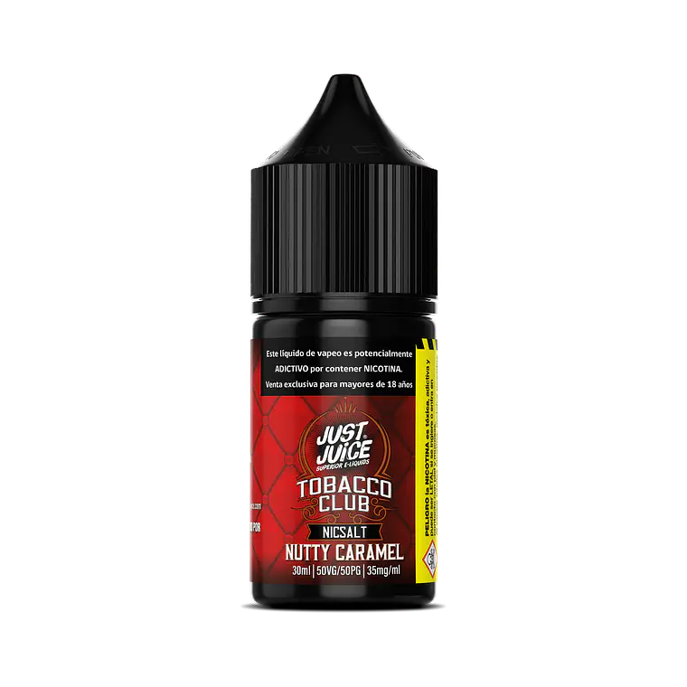 JUST JUICE NIC SALT NUTTY CARAMEL 30ML 35MG 1