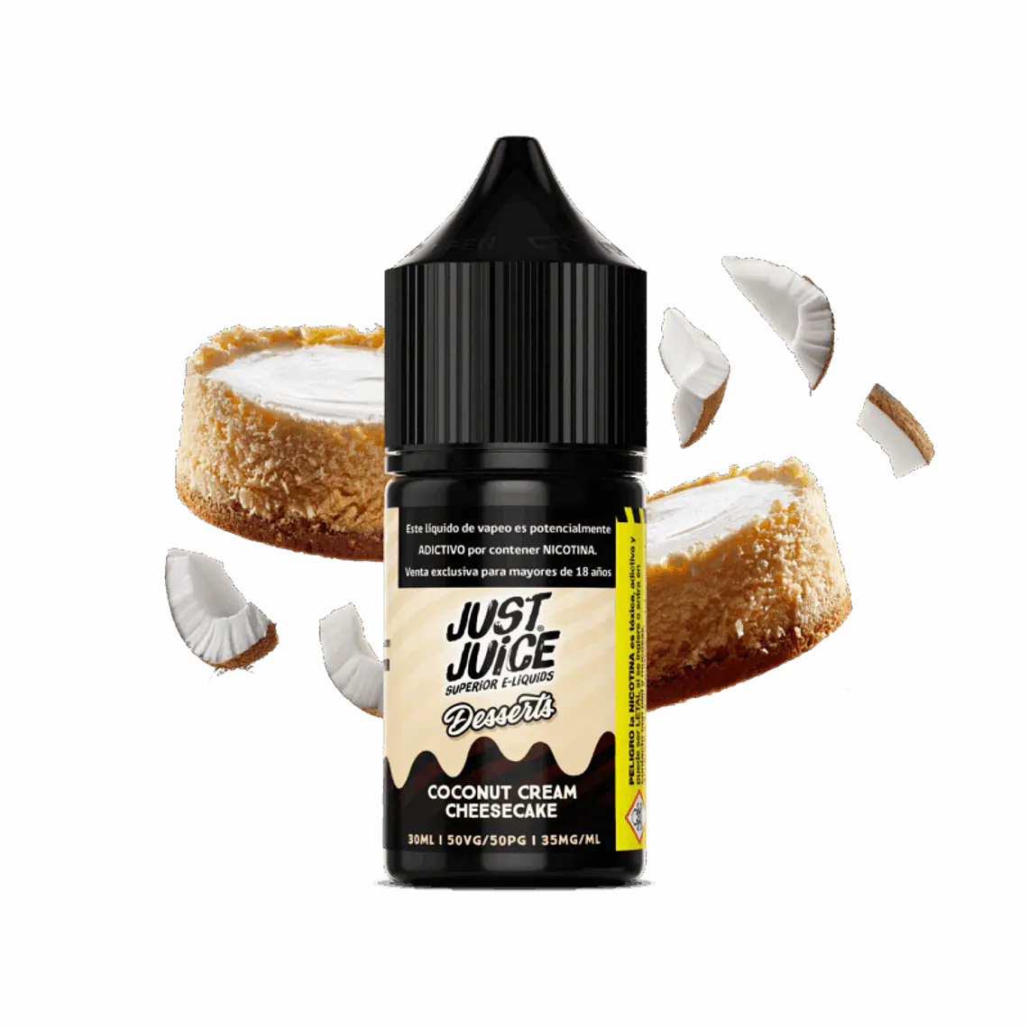 JUST JUICE NIC SALT COCONUT CREAM CHEESECAKE 30ML 35MG 1