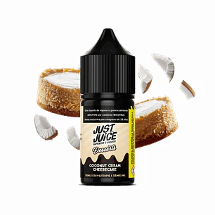 JUST JUICE NIC SALT COCONUT CREAM CHEESECAKE 30ML 35MG
