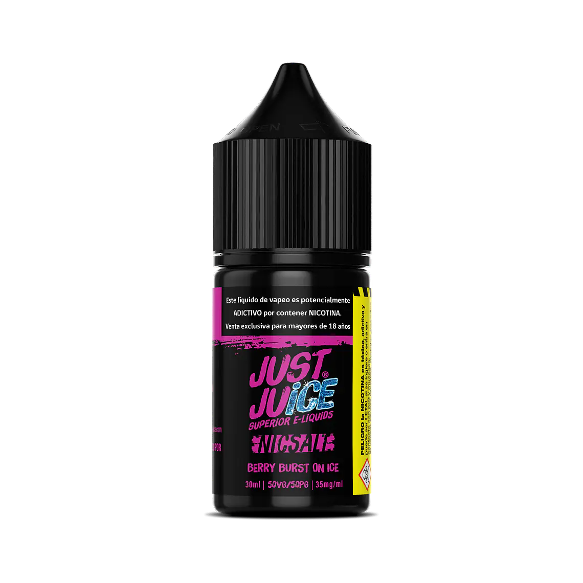 JUST JUICE NIC SALT BERRY BURST SUPER ICE 30ML 35MG 1