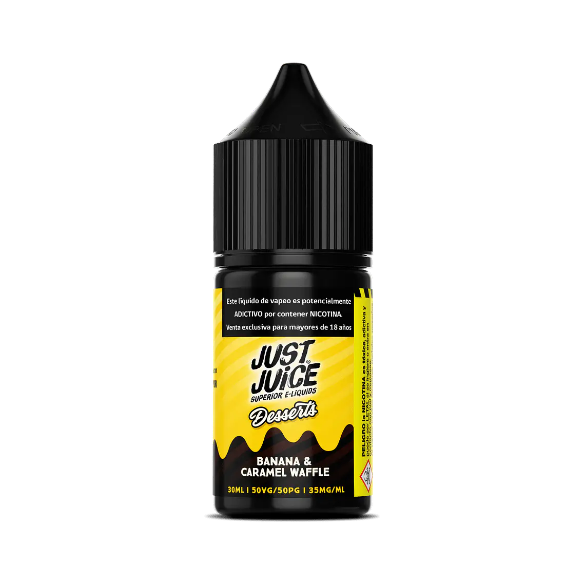 JUST JUICE NIC SALT BANANA CARAMEL WAFFLE 30ML 35MG 1