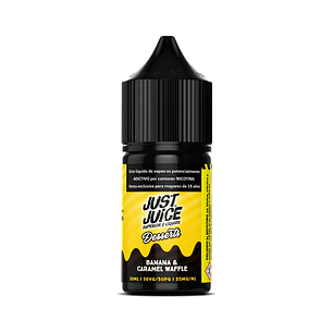 JUST JUICE NIC SALT BANANA CARAMEL WAFFLE 30ML 35MG
