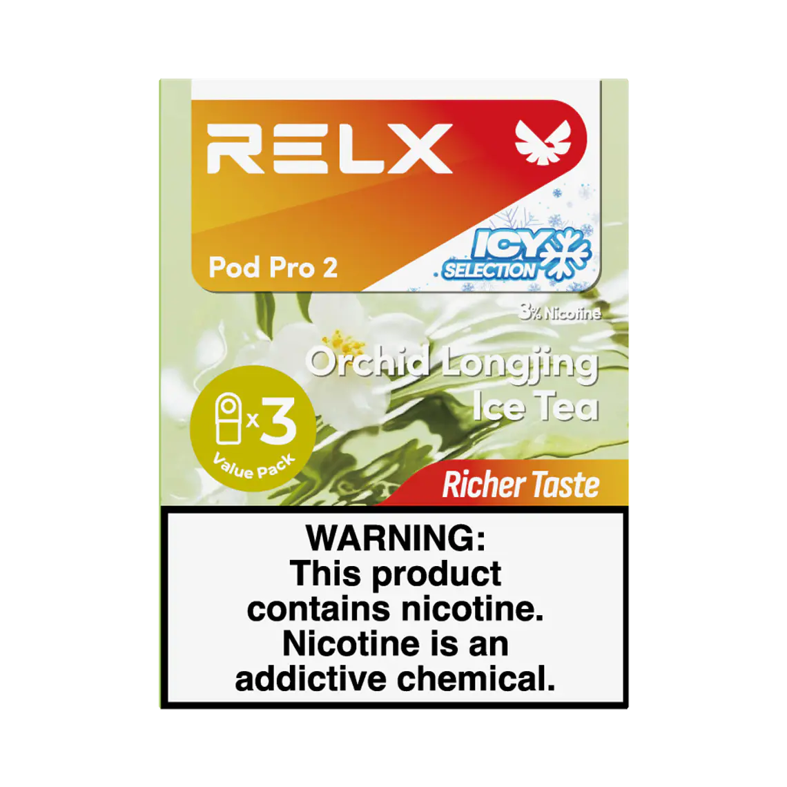 RELX POD PRO ORCHID LONGJING ICE TEA 1