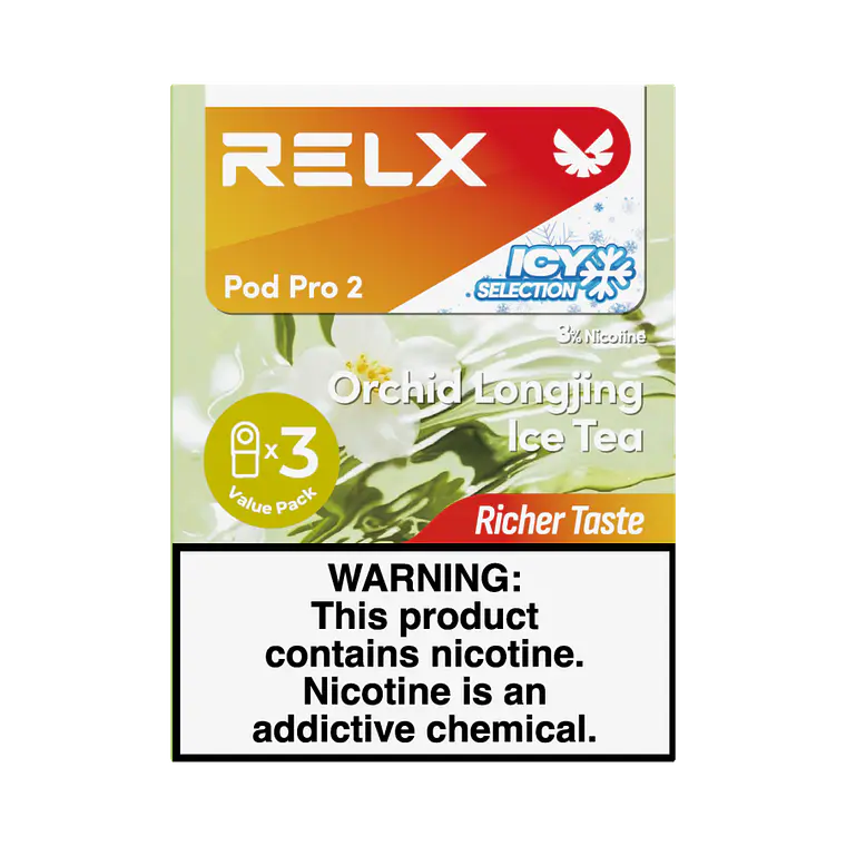 RELX POD PRO ORCHID LONGJING ICE TEA 1