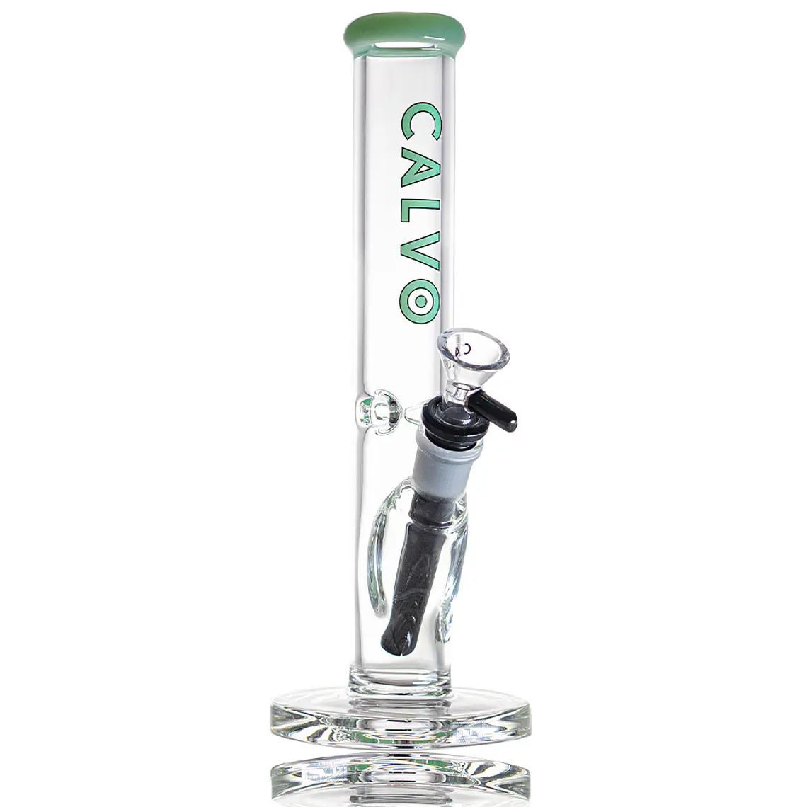 BONG STRAIGHT TUBE PREMIUM GREEN 2