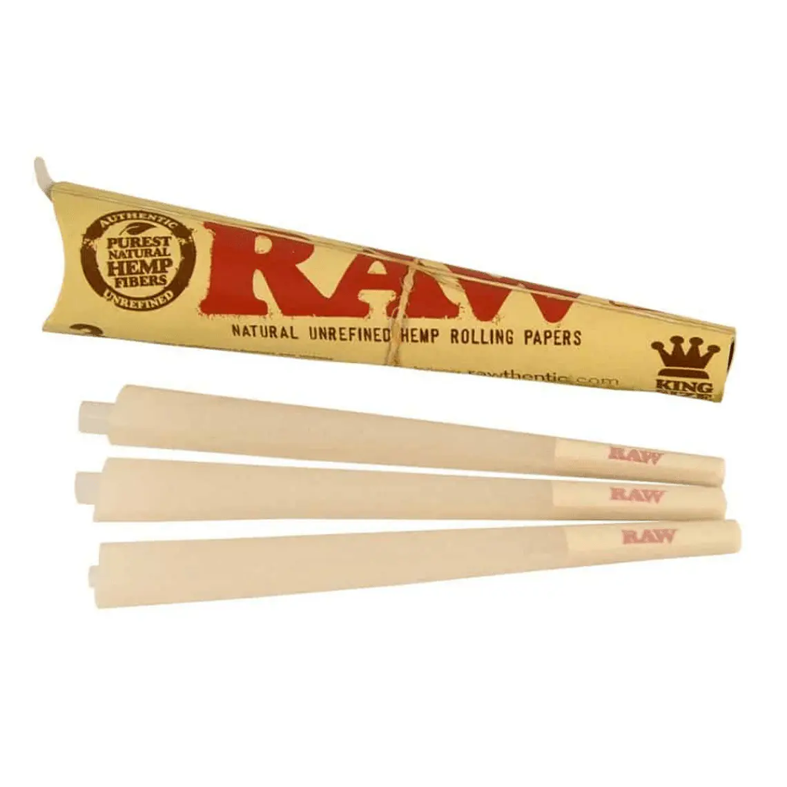 CONOS RAW PREENROLADOS KING SIZE 3 UNID 1