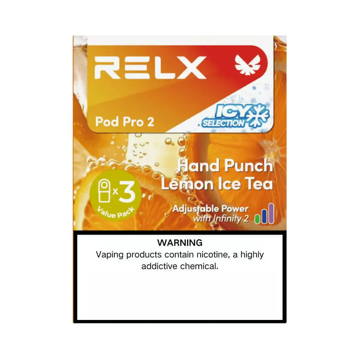 RELX POD PRO HAND PUNCH LEMON ICE TEA 1