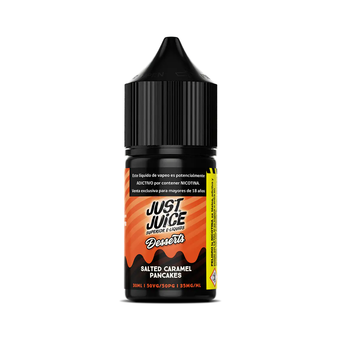 JUST JUICE NIC SALT SALTED CARAMEL PANCAKE 30ML 35MG 1