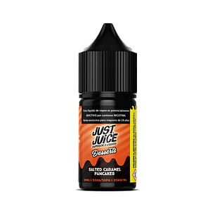 JUST JUICE NIC SALT SALTED CARAMEL PANCAKE 30ML 35MG