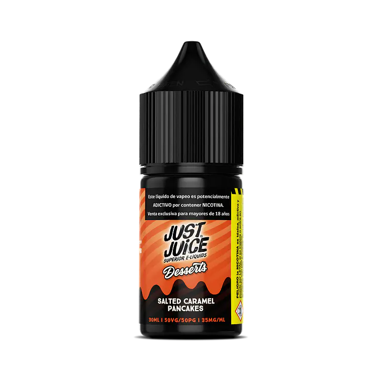 JUST JUICE NIC SALT SALTED CARAMEL PANCAKE 30ML 35MG 1