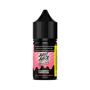 JUST JUICE NIC SALT STRAWBERRY CHEESECAKE 30ML 35MG